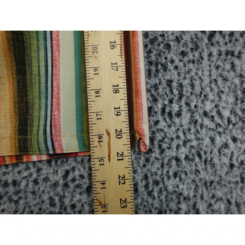 Prana Board Shorts Mens 36 Multi Color Striped‎ Drawstring Surf Swimwear